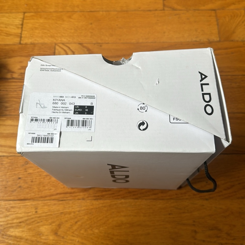 Aldo Kiyana light pink sling back heeled sandal - Picture 4 of 4